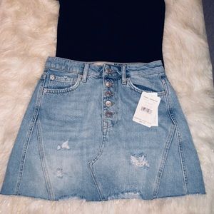 NWT Free People Jean Skirt Size 25